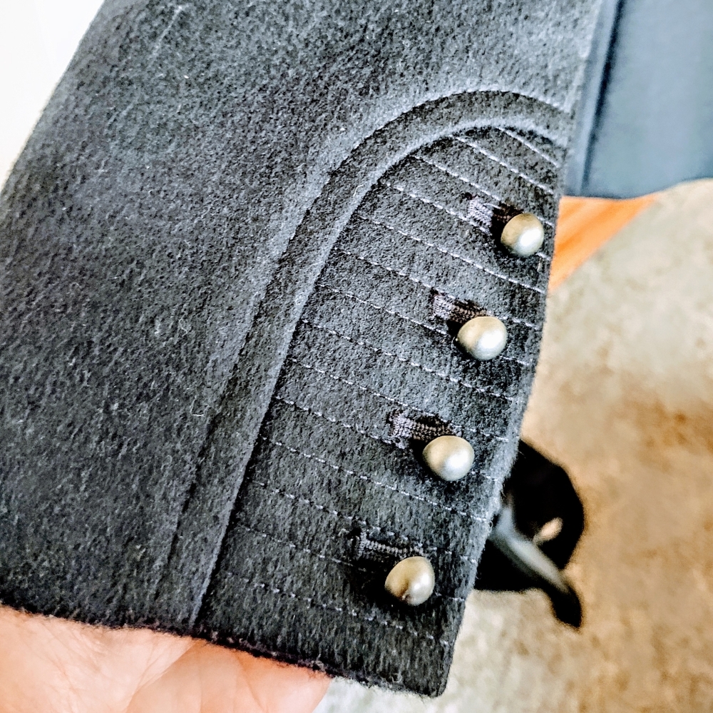 Anne Taylor Loft Navy Blue Wool Jacket - Picture 9 of 12